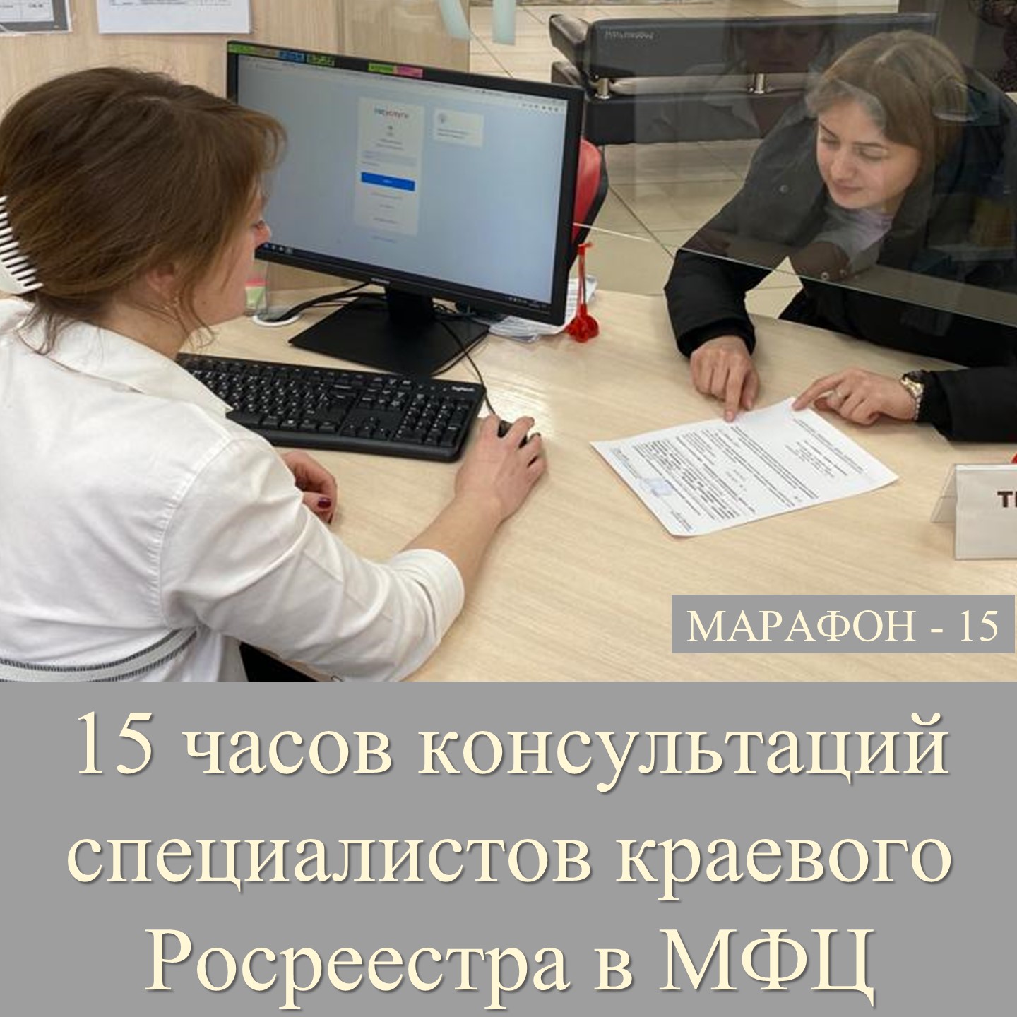 15 часов консультаций специалистов краевого Росреестра в алтайских МФЦ..